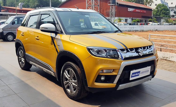 True value certified Maruti Brezza ZDI+ front view