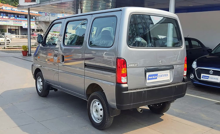 True value certified Maruti Eeco backview