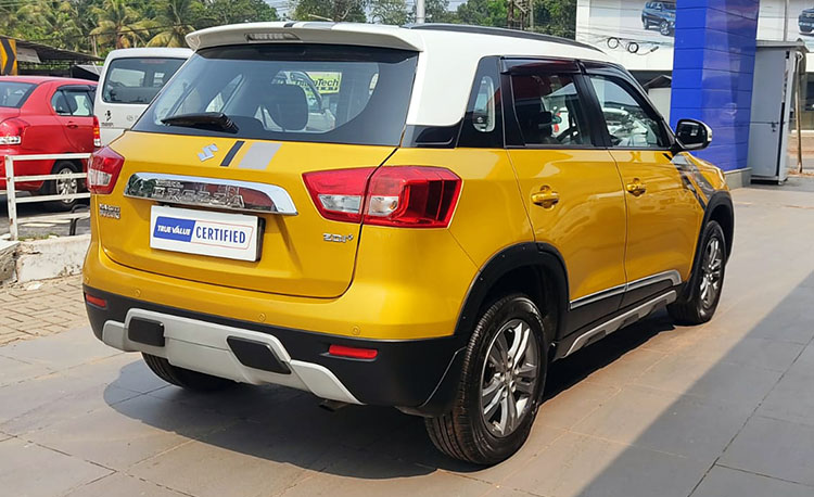 True value certified Maruti Brezza ZDI+ Backview