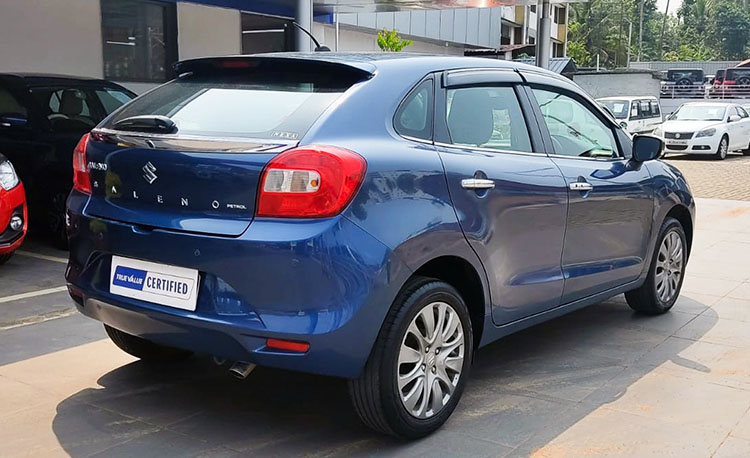 True value certified Maruti Baleno Zeta Backview