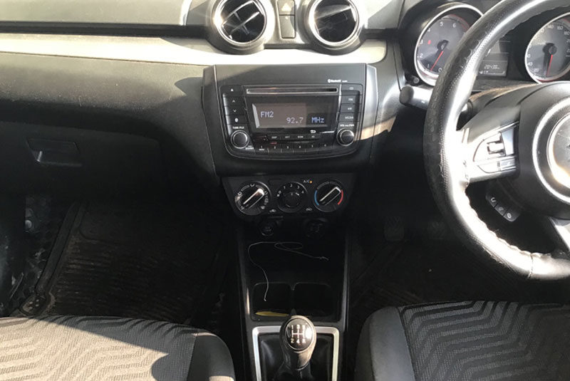 Swift 2019 used car interior