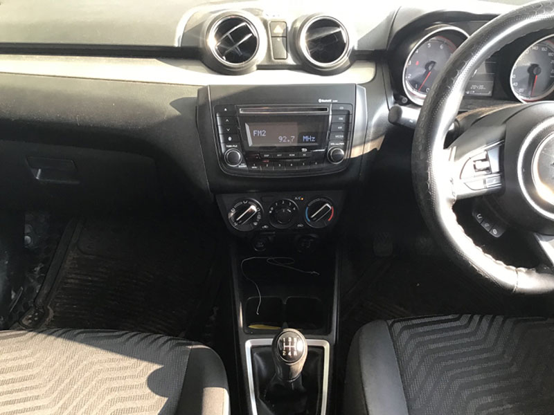 Swift 2019 used car interior