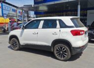 Maruti Suzuki Brezza LXI 2021 back corner view available at AVG Motors Kerala